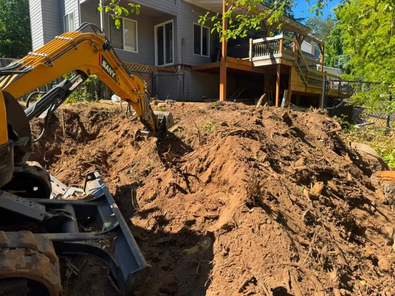 Completed A&N excavation project
